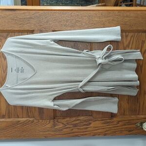 Sonoma Vneck Maternity Sweater With Tie Super Soft Long Sleeve L